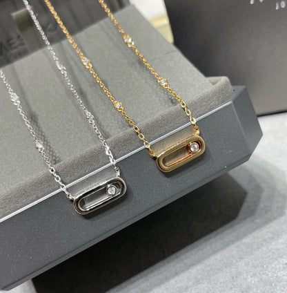 [⭐Shinejoy]MOVE UNO DIAMOND NECKLACE