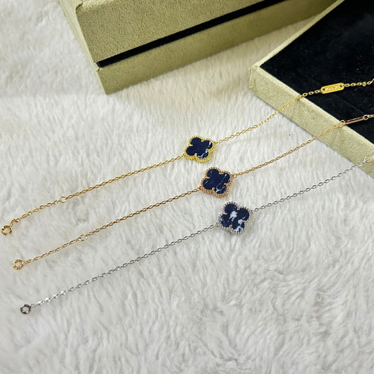 [⭐Shinejoy]CLOVER 1 MOTIF PIETERSITE BRACELET