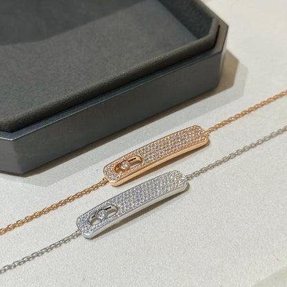 [⭐Shinejoy]MOVE CLASSIQUE DIAMOND PAVED BRACELET