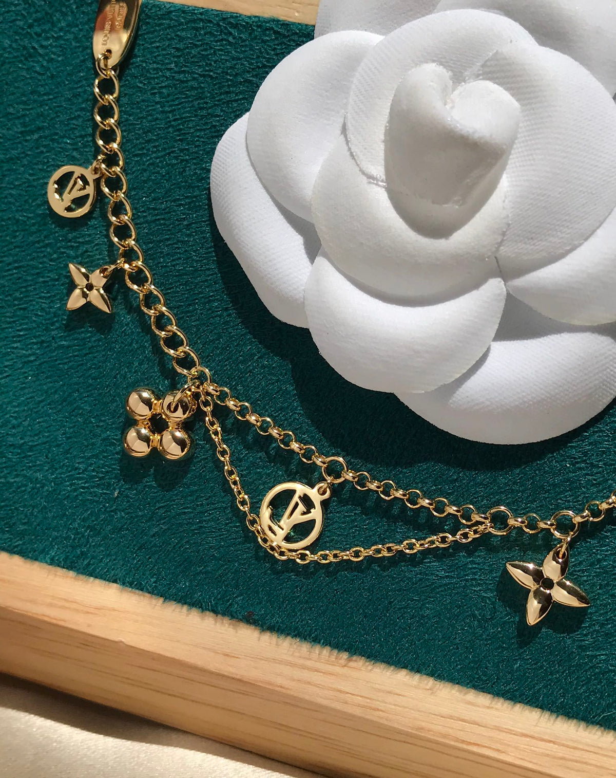 [⭐Shinejoy]BLOOMING PINK GOLD MOP BRACELET