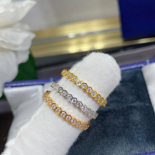 [⭐Shinejoy]BEE LOVE DIAMOND PAVED SMALL RING