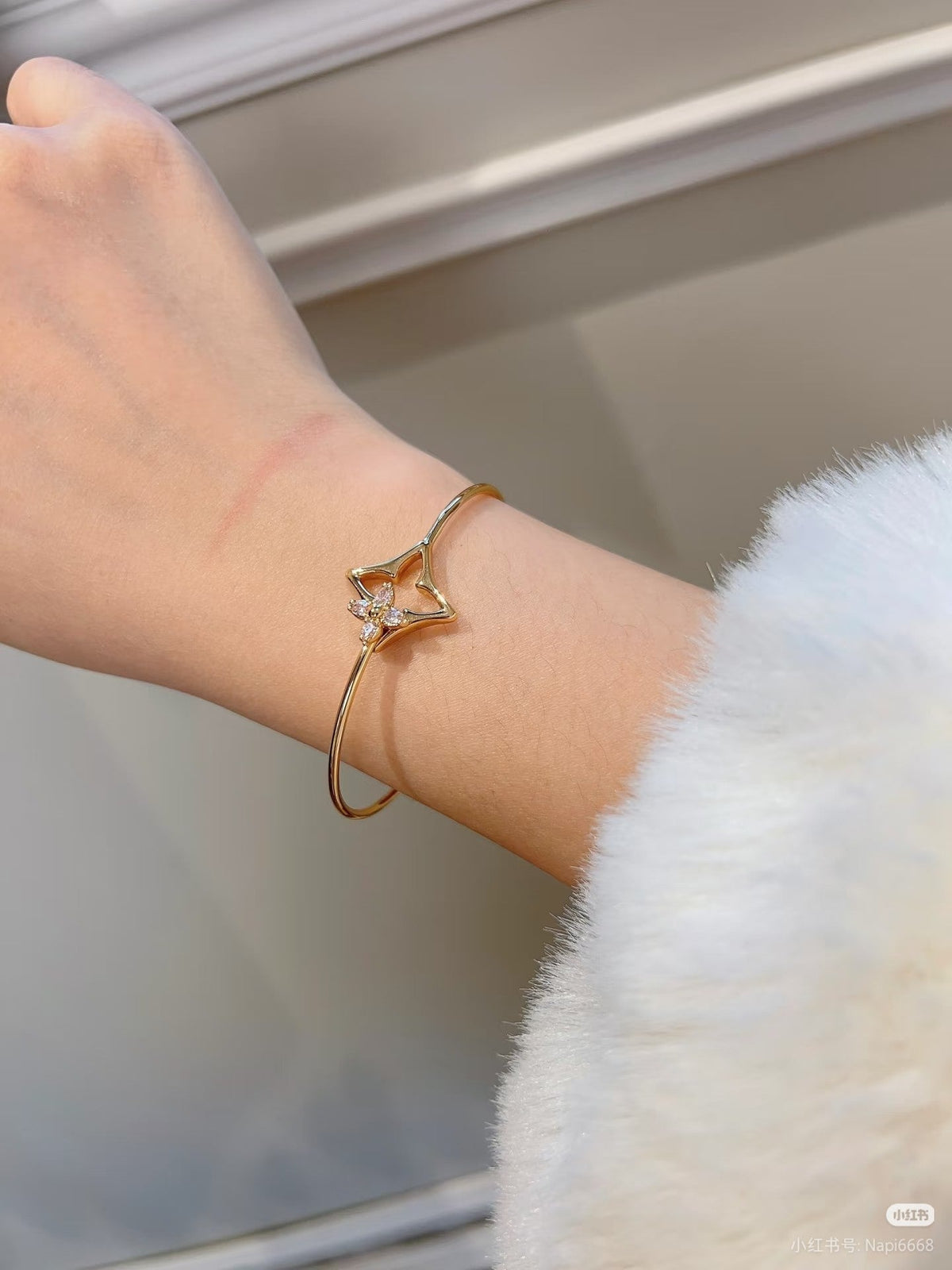 [⭐Shinejoy]Pink Diamond Bracelet