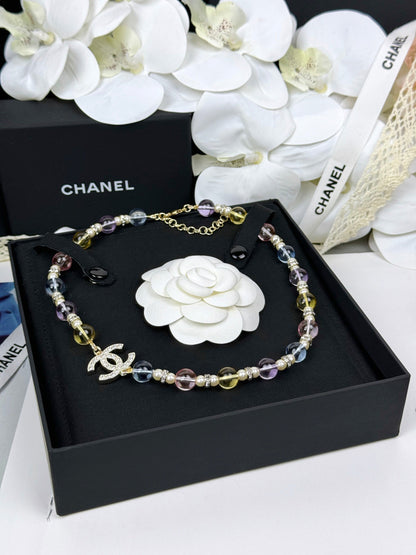[⭐Shinejoy]26C New Spring Collection Colorful Transparent Resin Necklace