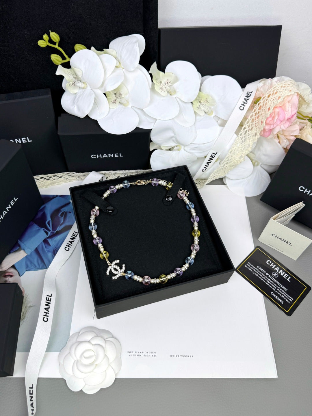 [⭐Shinejoy]26C New Spring Collection Colorful Transparent Resin Necklace
