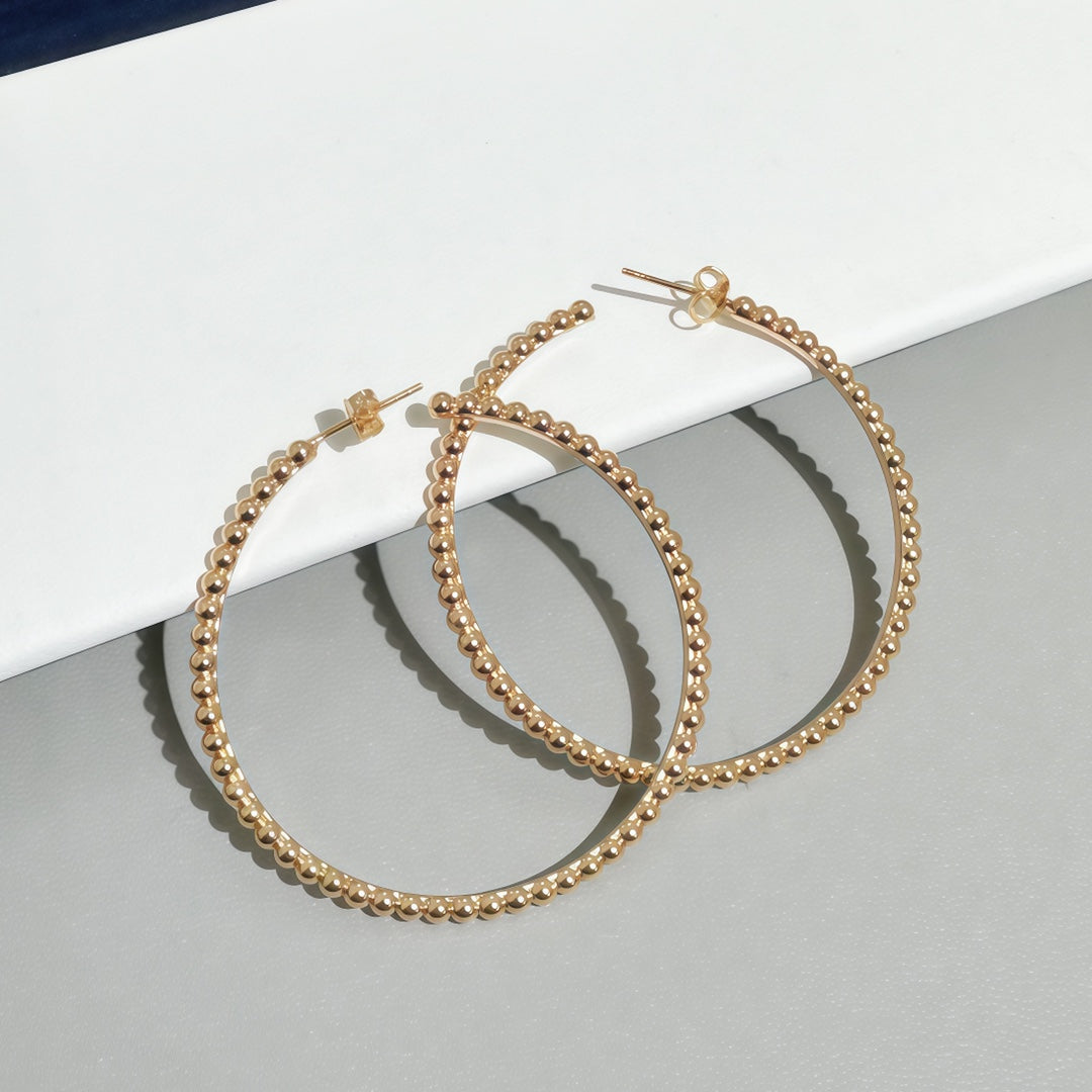 [⭐Shinejoy]SMOOTH BEAD STUD EARRINGS