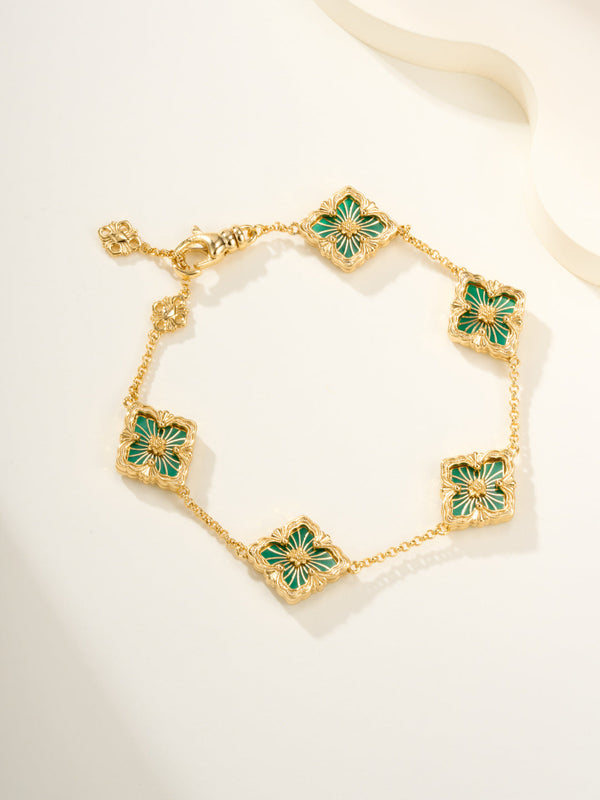 [⭐Shinejoy]B.C.L ENAMELED Five-Flower Bracelet（Various Colors)