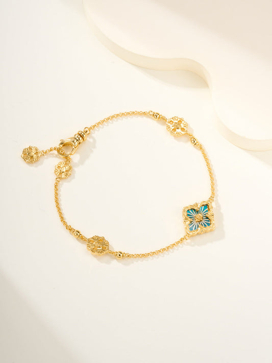[⭐Shinejoy]B.C.L ENAMELED One-Flower Bracelet（Various Colors)