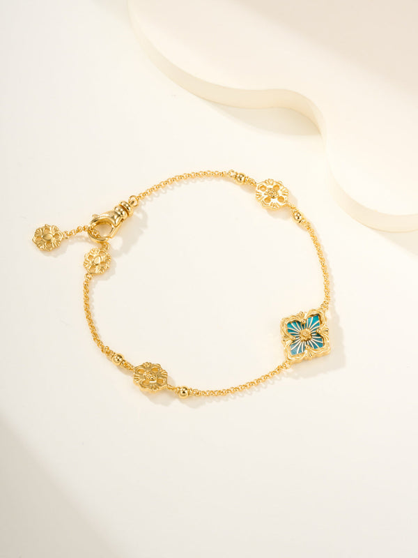 [⭐Shinejoy]B.C.L ENAMELED One-Flower Bracelet（Various Colors)