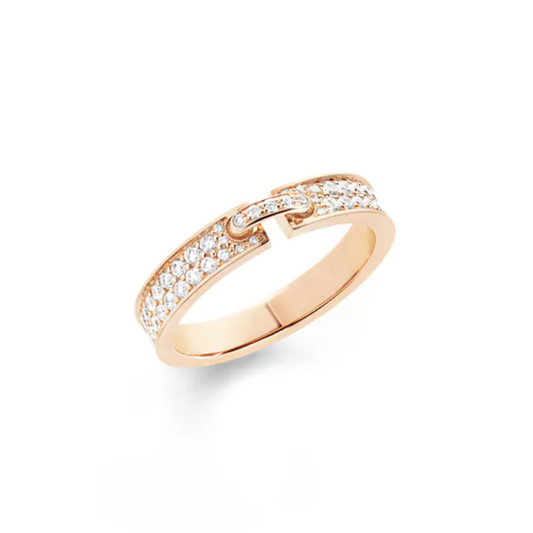 [⭐Shinejoy]ALLIANCE LIENS VIDENCE PAVED DIAMOND 4MM RING