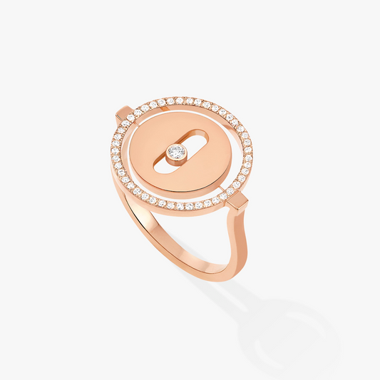 [⭐Shinejoy]Demo MOVE PINK GOLD DIAMOND RING