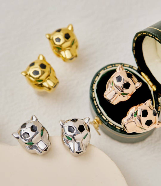 [⭐Shinejoy]CHRRTAH-PRINT STUD EARRINGS, THREE COLORS