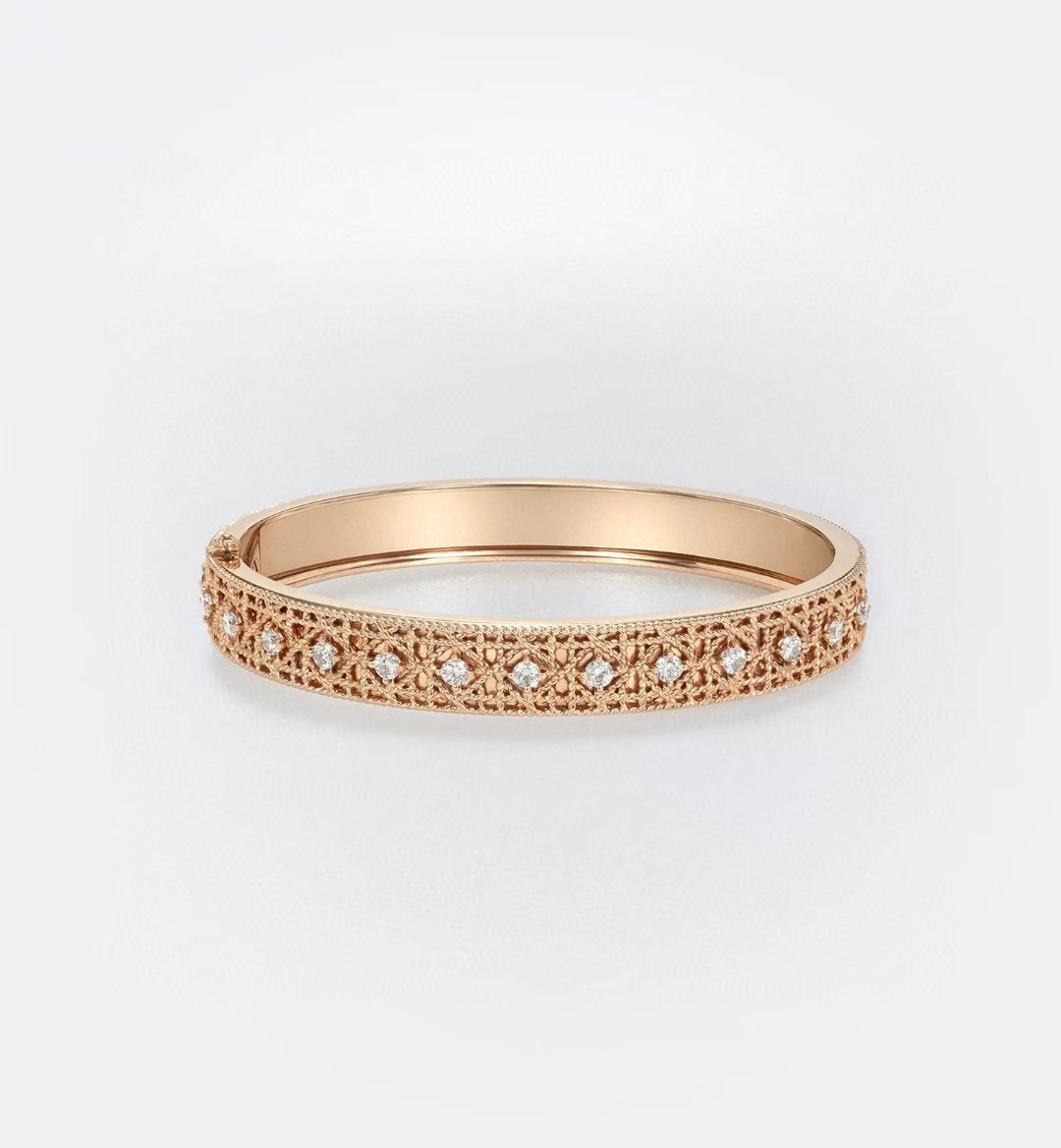 [⭐Shinejoy]2026 WOVEN-PATTERN BRACELET SET WITH FULL DIAMOND INLAY THREE-COLORS