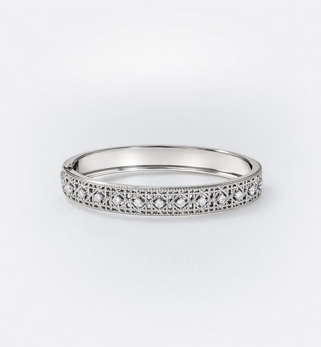 [⭐Shinejoy]2026 WOVEN-PATTERN BRACELET SET WITH FULL DIAMOND INLAY THREE-COLORS