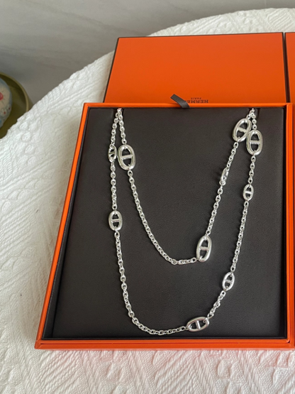 [⭐Shinejoy]Classic Silver Sweater Chain