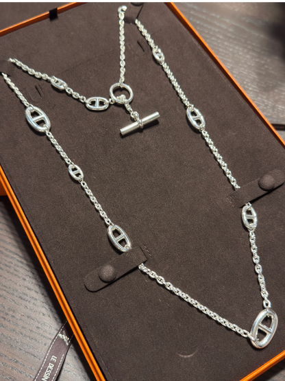 [⭐Shinejoy]Classic Silver Sweater Chain