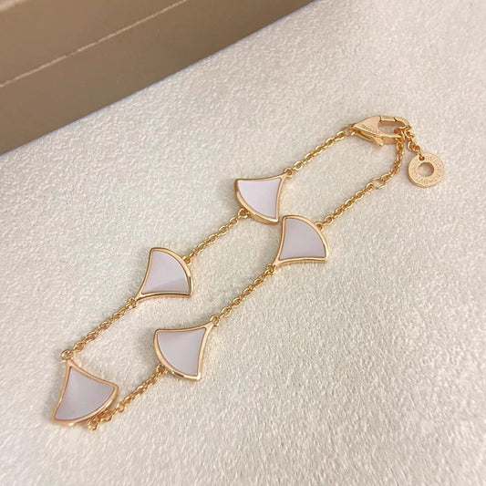 [⭐Shinejoy]NEW FLORAL SKIRT AND GOLD BRACELET