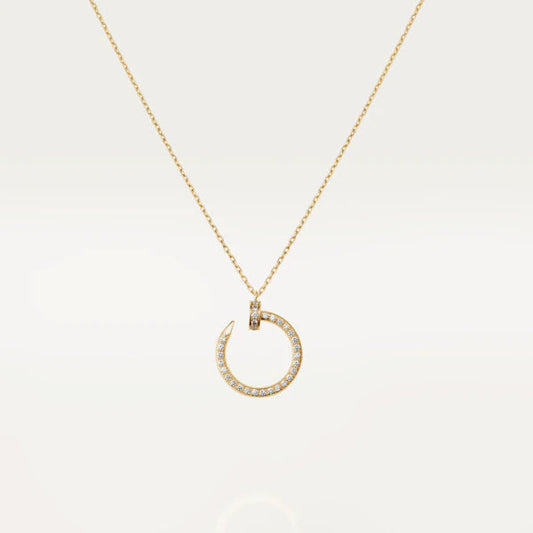 [⭐Shinejoy]JUSTE NECKLACE GOLD DIAMONDS