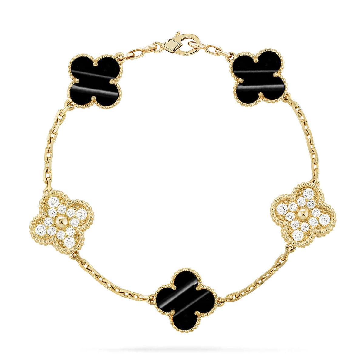 [⭐Shinejoy] CLOVER 5 MOTIF PULSAR STONE BRACELET COLLECTION