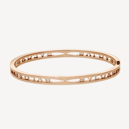 [⭐Shinejoy]ZERO 1 SPIRAL LOGO PINK GOLD BRACELET