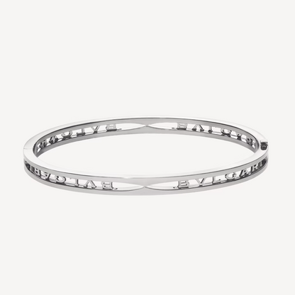 [⭐Shinejoy]ZERO 1 SPIRAL LOGO SILVER BRACELET