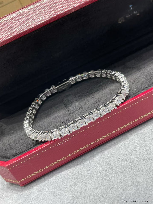 [⭐Shinejoy jewelrys]TENNIS BRACELET WITH FULL DIAMOND SETTING