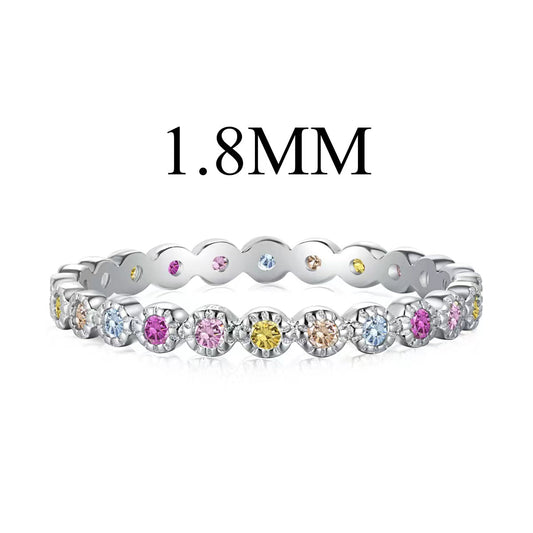 [Shinejoy Jewelry]Unique Scintillating Round Cut Daily Ring