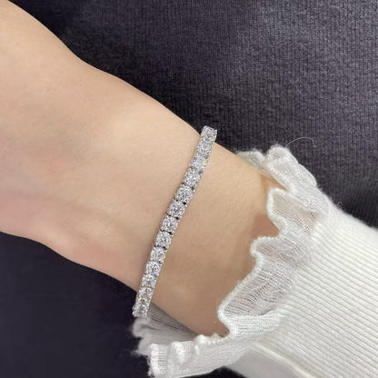 [⭐Shinejoy jewelrys]TENNIS BRACELET WITH FULL DIAMOND SETTING
