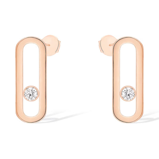 [⭐Shinejoy]MOVE UNO SMALL 1 DIAMOND EARRINGS
