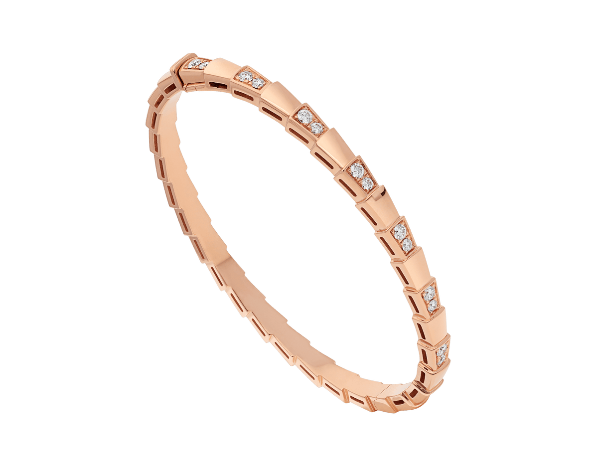 [⭐Shinejoy]SERPENTI BRACELET PINK GOLD DIAMOND