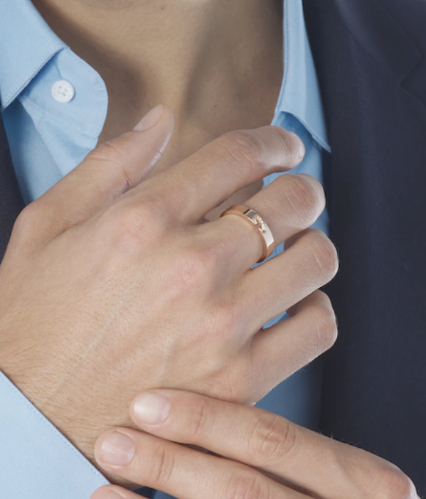 [⭐Shinejoy]ALLIANCE LIENS VIDENCE DIAMOND 4MM RING