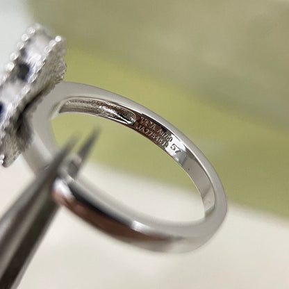 [⭐Shinejoy]NEW ROSE QUARTZ FOUR-LEAF CLOVER RING