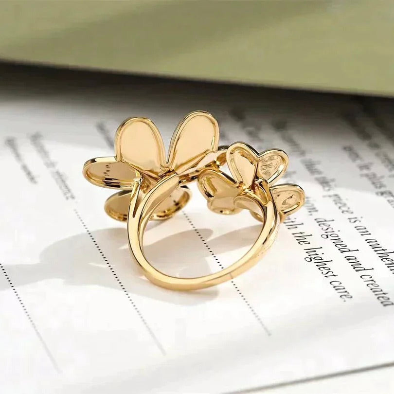 [⭐Shinejoy]CLOVER COMOS GOLD DIAMOND RING