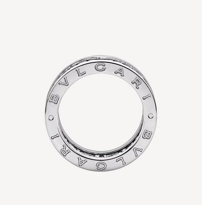 [⭐Shinejoy]ZERO 1 WITH PAVED DIAMONDS ON THE SPIRAL RING