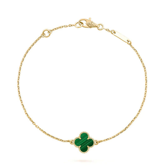 [⭐Shinejoy]CLOVER BRACELET MALACHITE 1 MOTIF