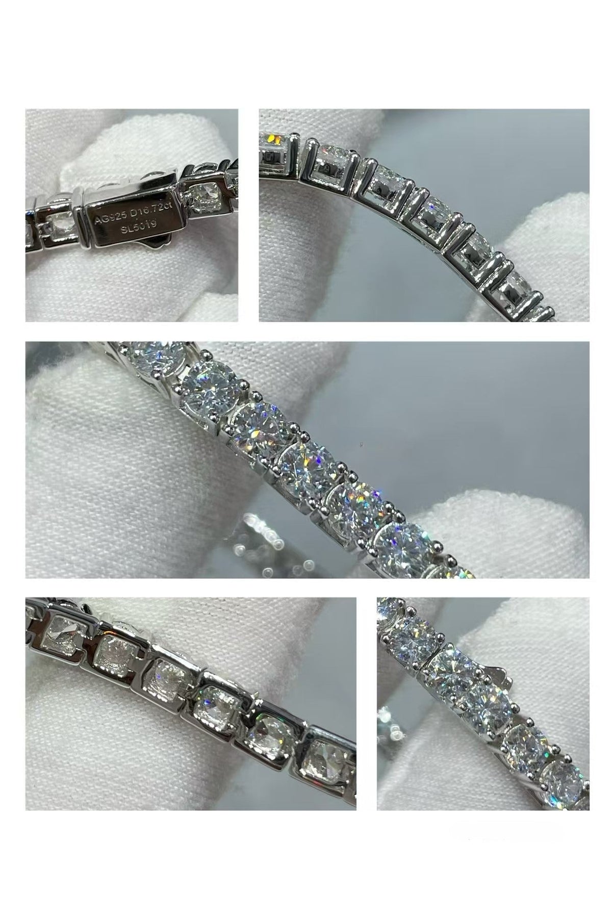[⭐Shinejoy jewelrys]TENNIS BRACELET WITH FULL DIAMOND SETTING
