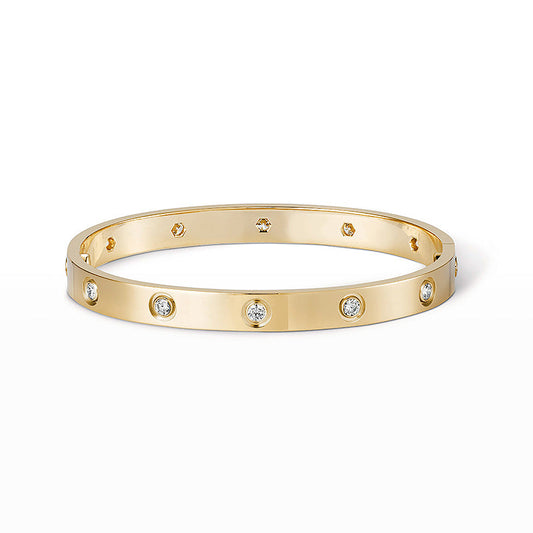 [⭐Shinejoy]LOVE BRACELET 6.1MM 10 DIAMONDS