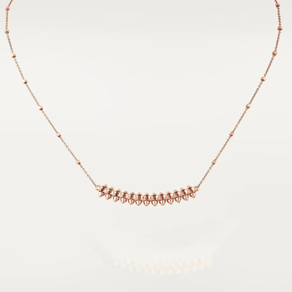 [⭐Shinejoy]CLASH PINK GOLD NECKLACE