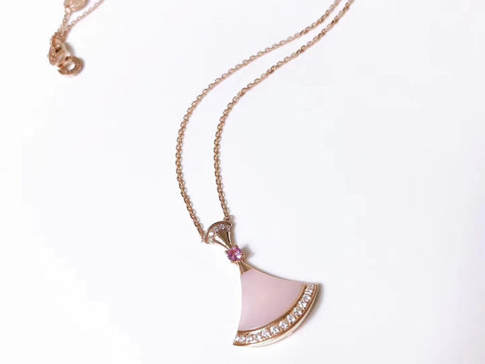 [⭐Shinejoy]DREAM NECKLACE PINK MOP DIAMOND