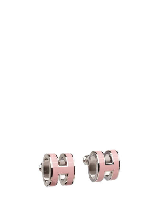 [⭐Shinejoy]MINI POP H SILVER EARRINGS PINK