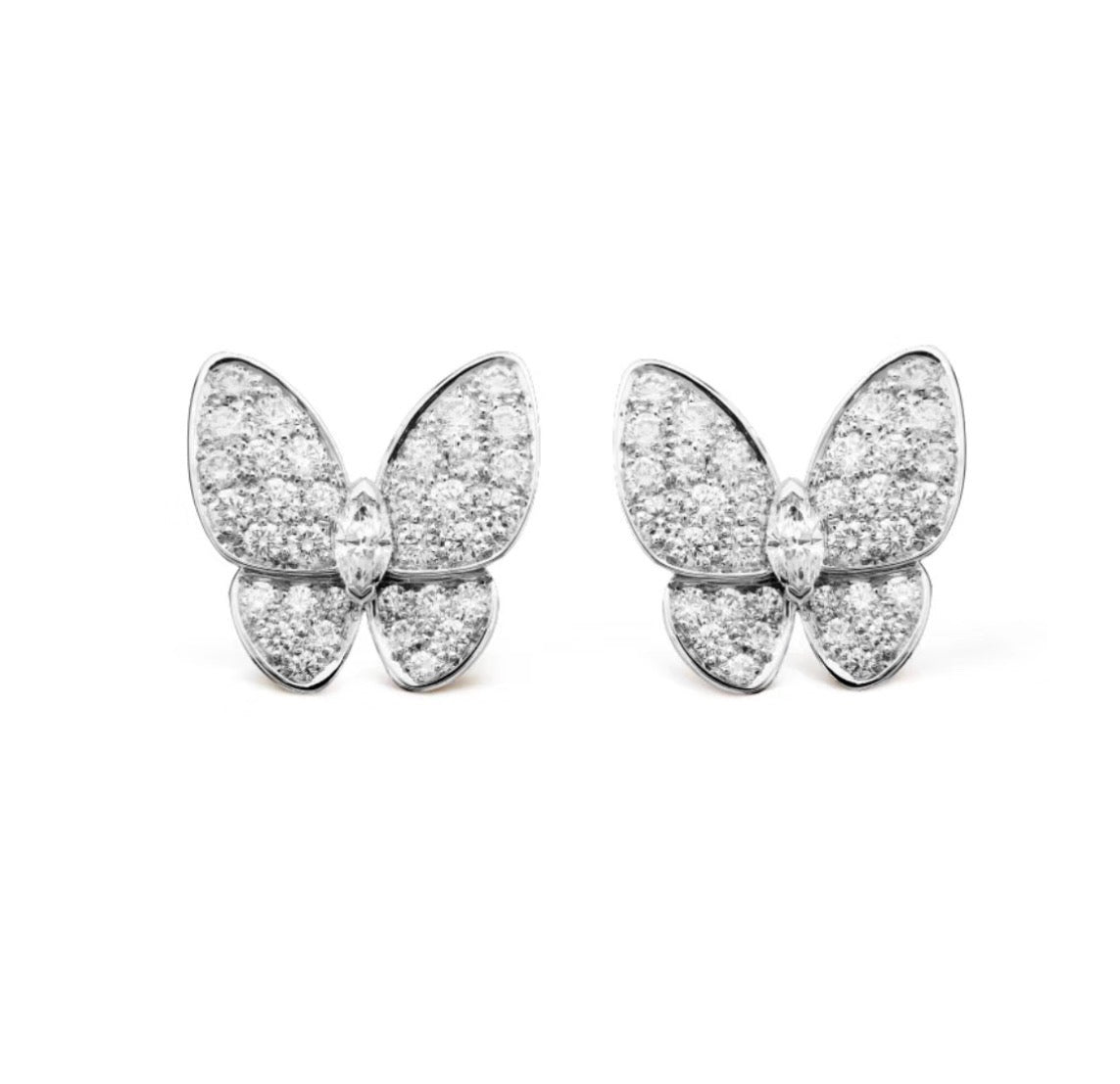 [⭐Shinejoy]BUTTERFLY ALL DIAMOND EARRINGS