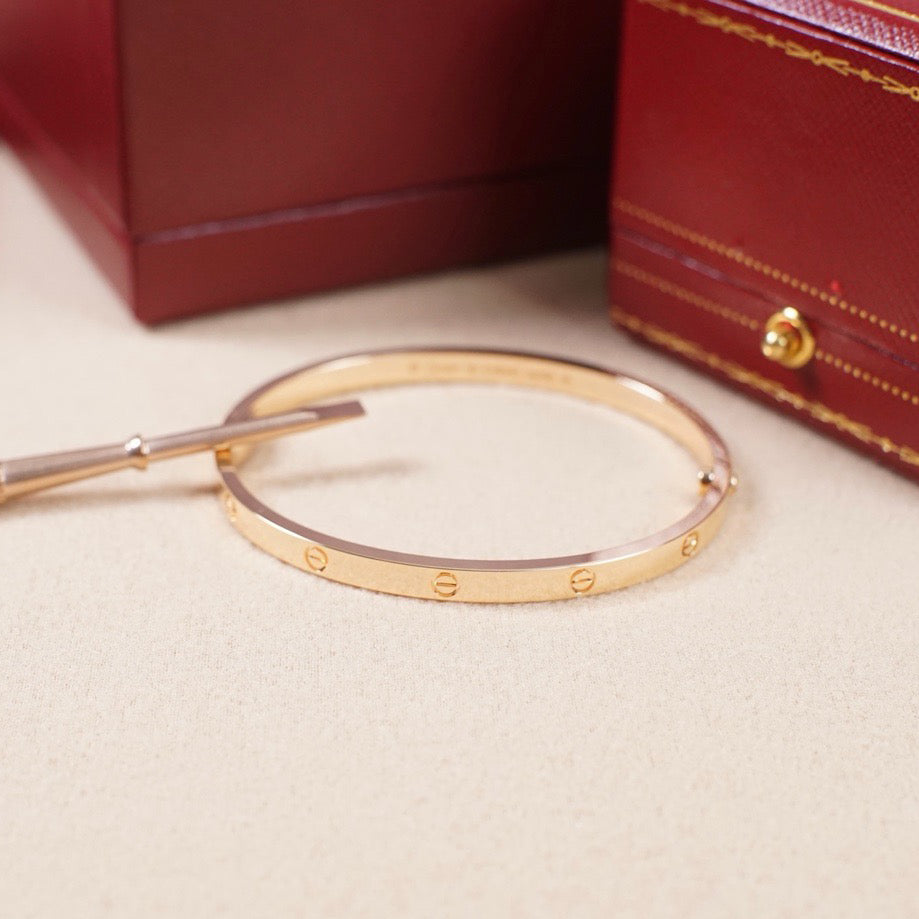 [⭐Shinejoy]LOVE BRACELET 3.65MM NO DIAMONDS