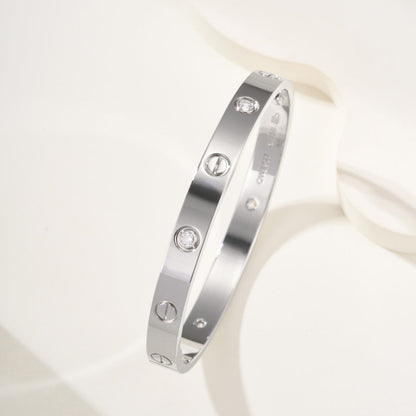 [⭐Shinejoy]LOVE BRACELET 6.1MM 4 DIAMONDS