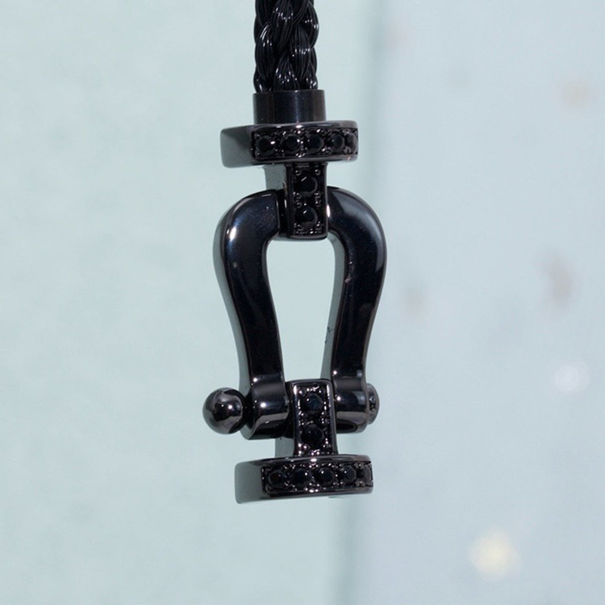 [⭐Shinejoy]FORCE LARGE SERIES HORSESHOE BLACK SAMURAI BRACELET