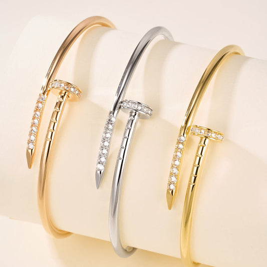 [⭐Shinejoy]JUSTE BRACELET 2.5MM DIAMONDS