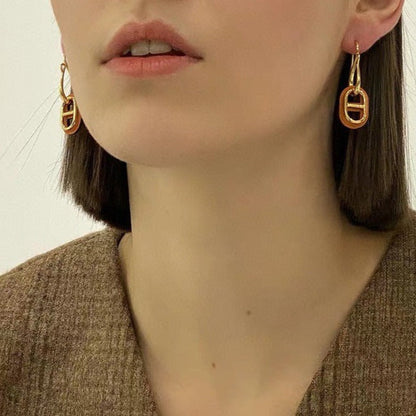 [⭐Shinejoy]HM O'MAILLON GOLD EARRINGS