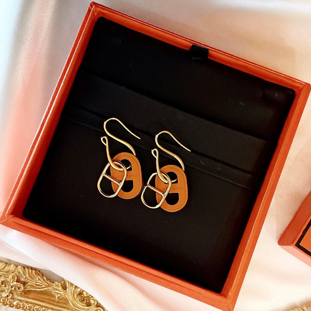 [⭐Shinejoy]HM O'MAILLON GOLD EARRINGS