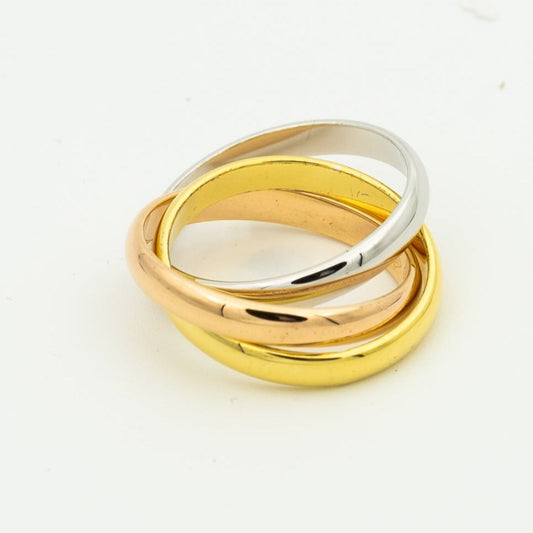 [⭐Shinejoy Jewelry]TRINITY RING GOLD PINK GOLD SILVER