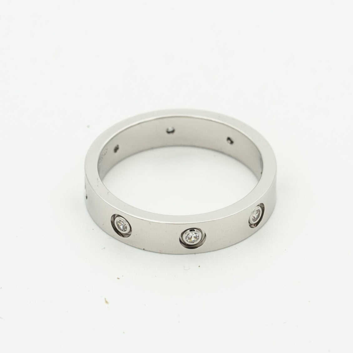 [⭐Shinejoy]LOVE RING 3.6MM 8 DIAMONDS