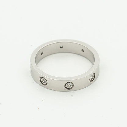 [⭐Shinejoy]LOVE RING 3.6MM 8 DIAMONDS