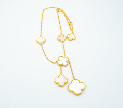 [⭐Shinejoy]CLOVER MOTHER OF PEARL NECKLACE 6 MOTIF